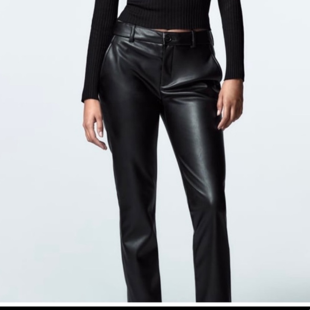 Zara faux Leather Pant